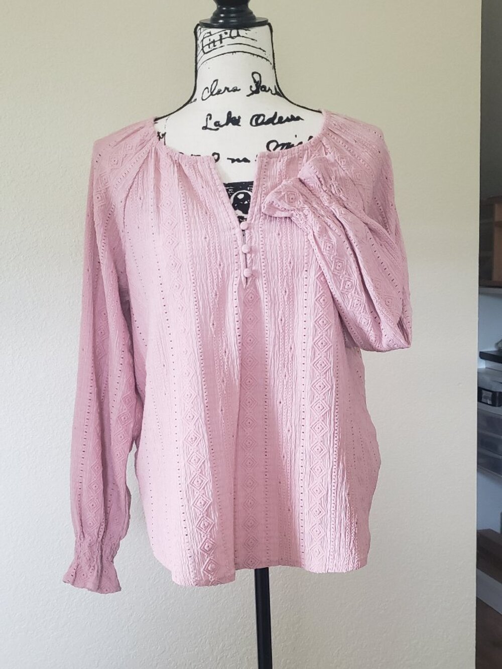 FRYE Peasant Style Blouse